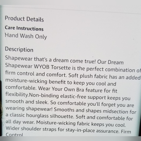 NWT   Maidenform women's 1866 tummy control camisole cami shapewear size small - Picture 7 of 7